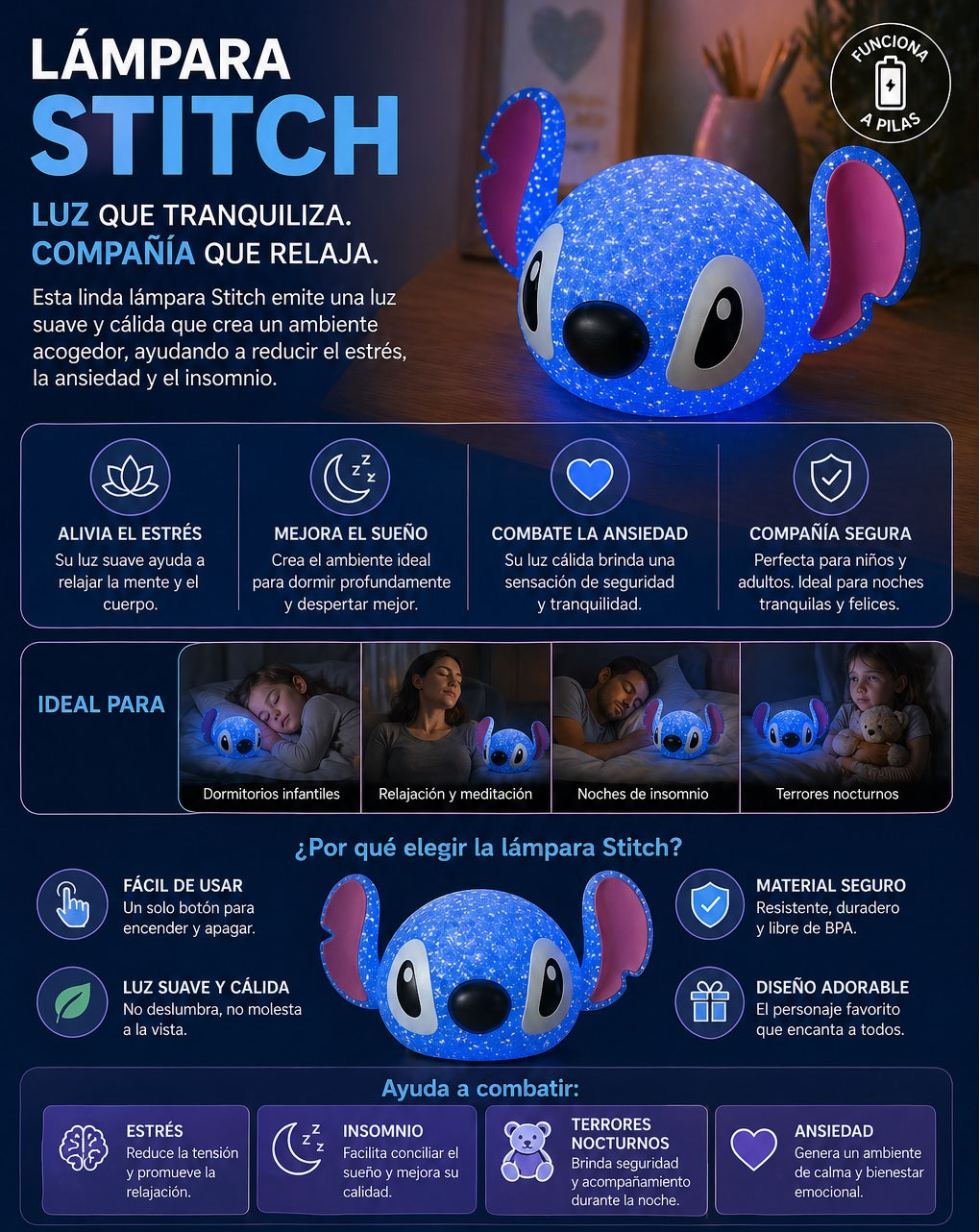 Stitch Magic Lamp 💙